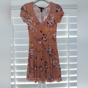 FOREVER 21 shirt dress with floral pattern